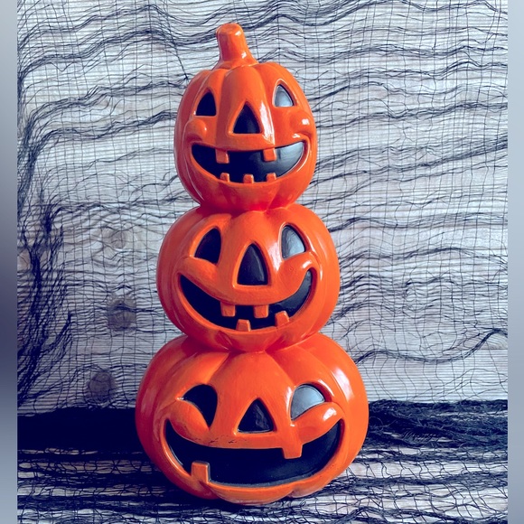 Ashland Holiday Ashland Halloween Triple Pumpkin Pumpkins Stack